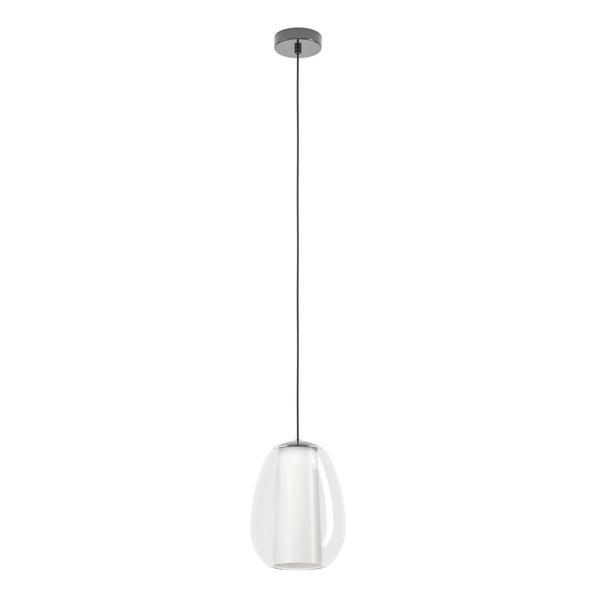 Eglo - LED Dimmable Pendant on Cable LED/7W/230V + LED/1,6W 2200-6500K Black Chrome
