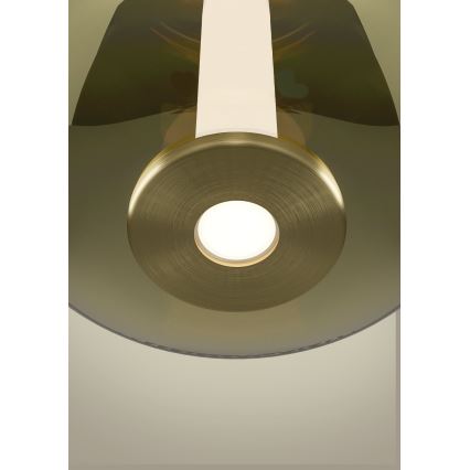 Eglo - Dimmable LED pendant light on cable LED/5,5W/230V + LED/1,6W 2200-6500K dia. 21 cm gold