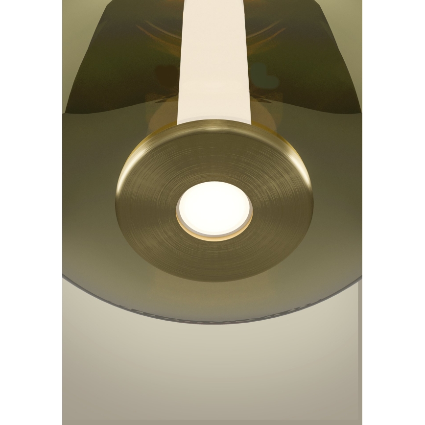 Eglo - Dimmable LED pendant light on cable LED/5,5W/230V + LED/1,6W 2200-6500K dia. 21 cm gold
