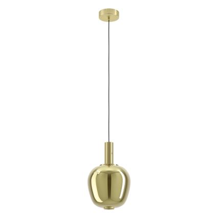 Eglo - Dimmable LED cable-suspended pendant light LED/6W/230V + LED/1,6W gold