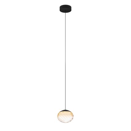 Eglo - Dimmable LED Cable Pendant Light LED/5.8W/230V 2200-6500K beige/smoke + remote control
