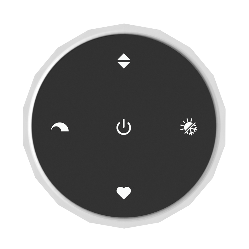 Eglo - LED dimmable cable-suspended pendant light 5xLED/5.8W/230V 2200-6500K black/beige/smoke + remote control