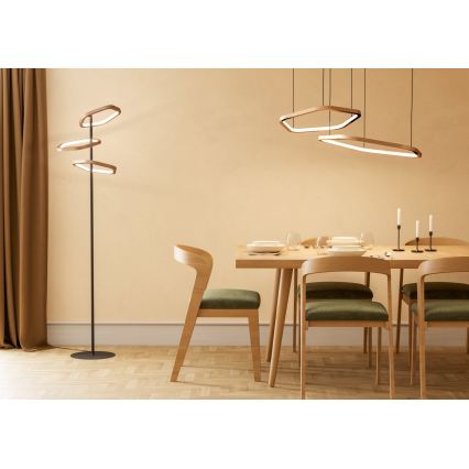 Eglo - Dimmable LED Cable Pendant Light LED/30W/230V Gold + Remote Control