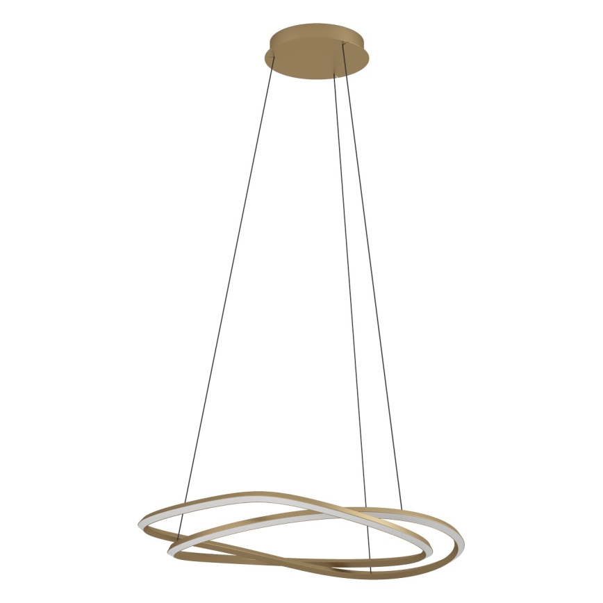 Eglo - LED Dimmable Cable-Suspended Pendant Light LED/60W/230V 2200-6500K Gold + Remote Control