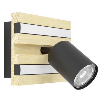 Eglo - LED Wall Spotlight LED/2.2W/230V + 2xLED/1.2W + 2xLED/2W beige/black