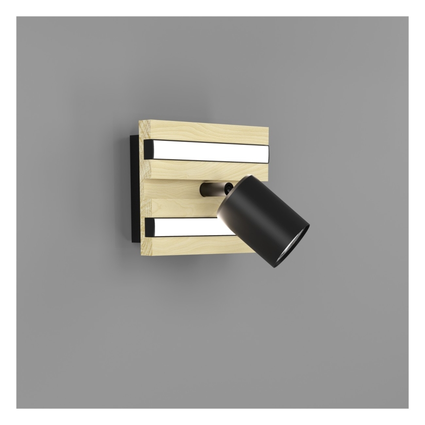 Eglo - LED Wall Spotlight LED/2.2W/230V + 2xLED/1.2W + 2xLED/2W beige/black