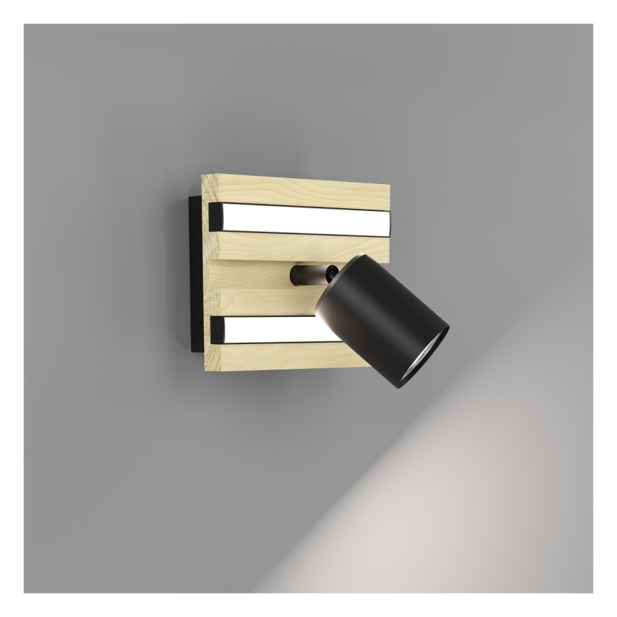 Eglo - LED wall-mounted spotlight LED/2,2W/230V + 2xLED/1,2W + 2xLED/2W beige/black