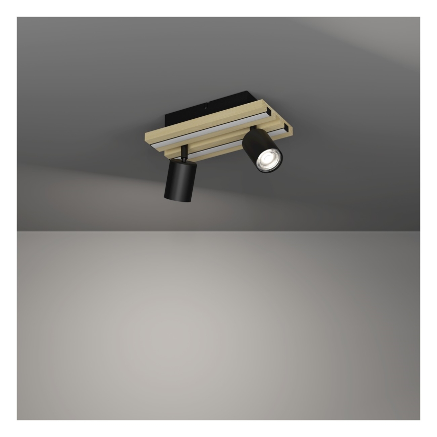 Eglo - LED spotlight 2x LED/2.2W/230V + 2x LED/1.2W + 2x LED/2W beige/black