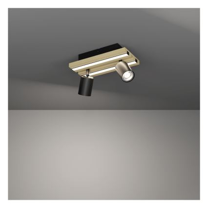 Eglo - LED spotlight 2x LED/2.2W/230V + 2x LED/1.2W + 2x LED/2W beige/black