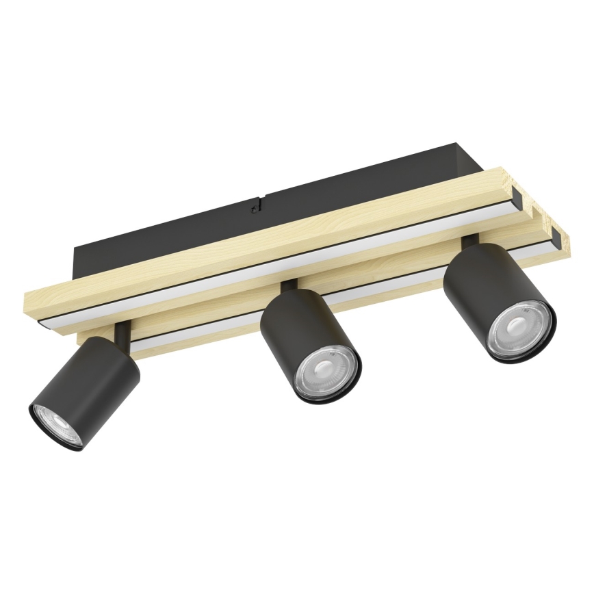 Eglo - LED spotlight 3xLED/2.2W/230V + 2xLED/1.2W + 2xLED/2W beige/black