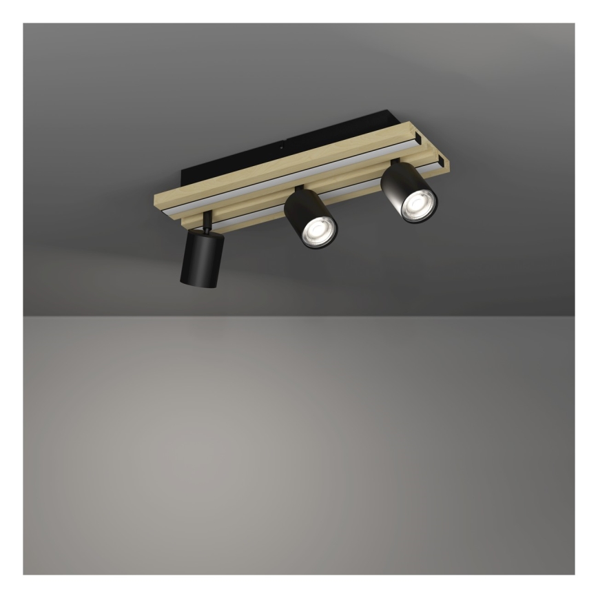 Eglo - LED Spotlight 3xLED/2.2W/230V + 2xLED/1.2W + 2xLED/2W beige/black