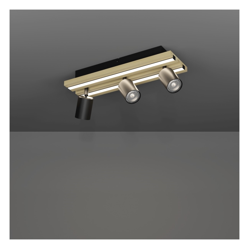 Eglo - LED Spotlight 3xLED/2.2W/230V + 2xLED/1.2W + 2xLED/2W beige/black