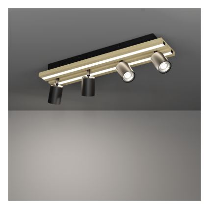 Eglo - LED Spotlight 4xLED/2.2W/230V + 2xLED/1.2W + 2xLED/2W beige/black