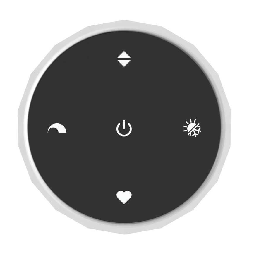 Eglo - Dimmable LED Ceiling Light LED/40W/230V 2200-6500K dia. 83 cm white + remote control