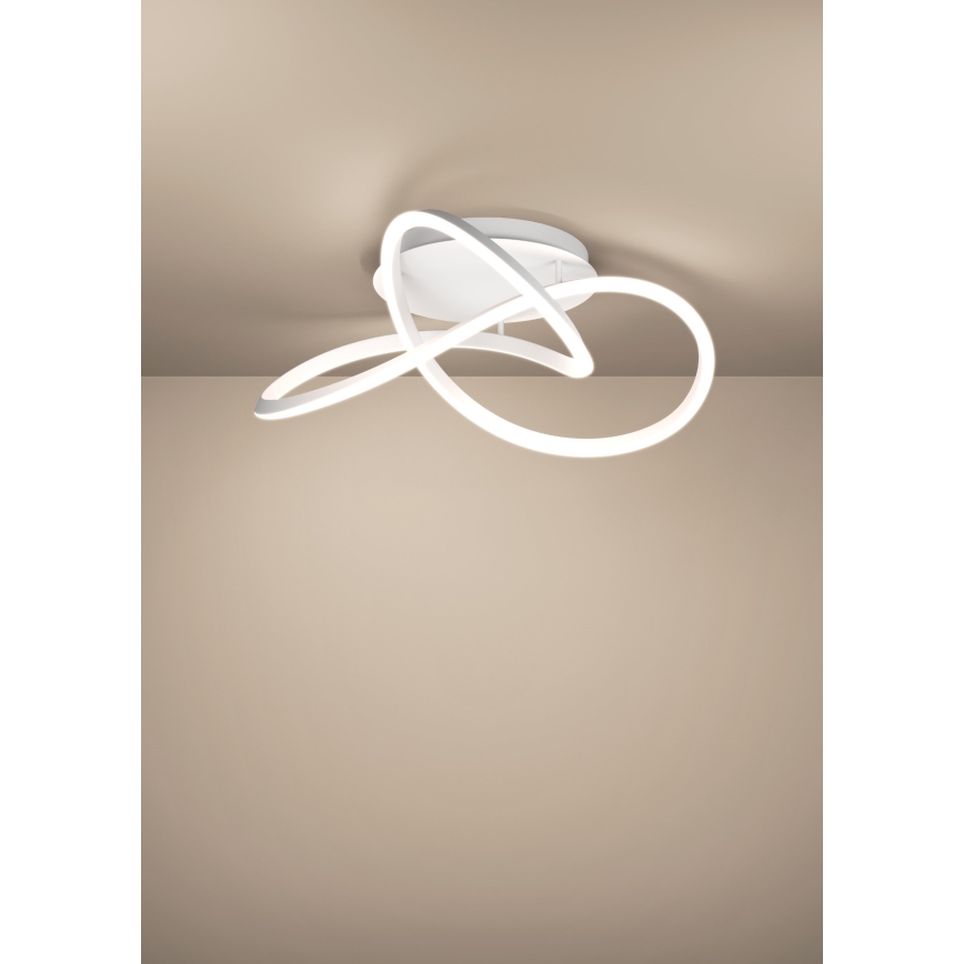 Eglo - Dimmable LED Ceiling Light LED/40W/230V 2200-6500K dia. 83 cm white + remote control