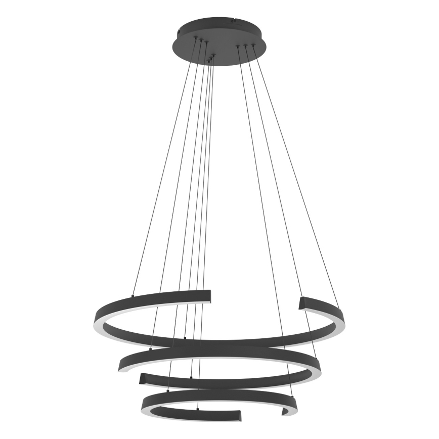 Eglo - Dimmable LED pendant light on cable LED/50W/230V 2200-6500K black + remote control