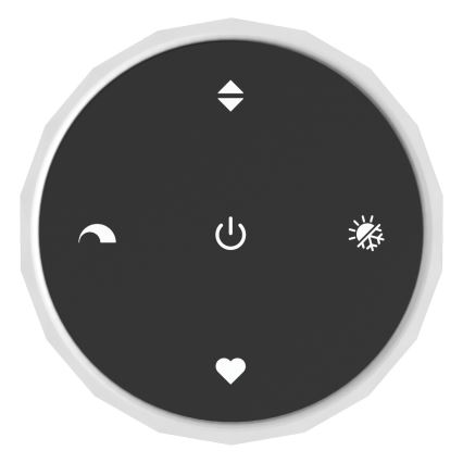 Eglo - Dimmable LED pendant on cable LED/24,8W/230V 2200-6500K black + remote control