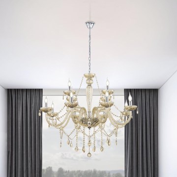 Eglo 39094 - Chandelier BASILANO 12xE14/40W/230V