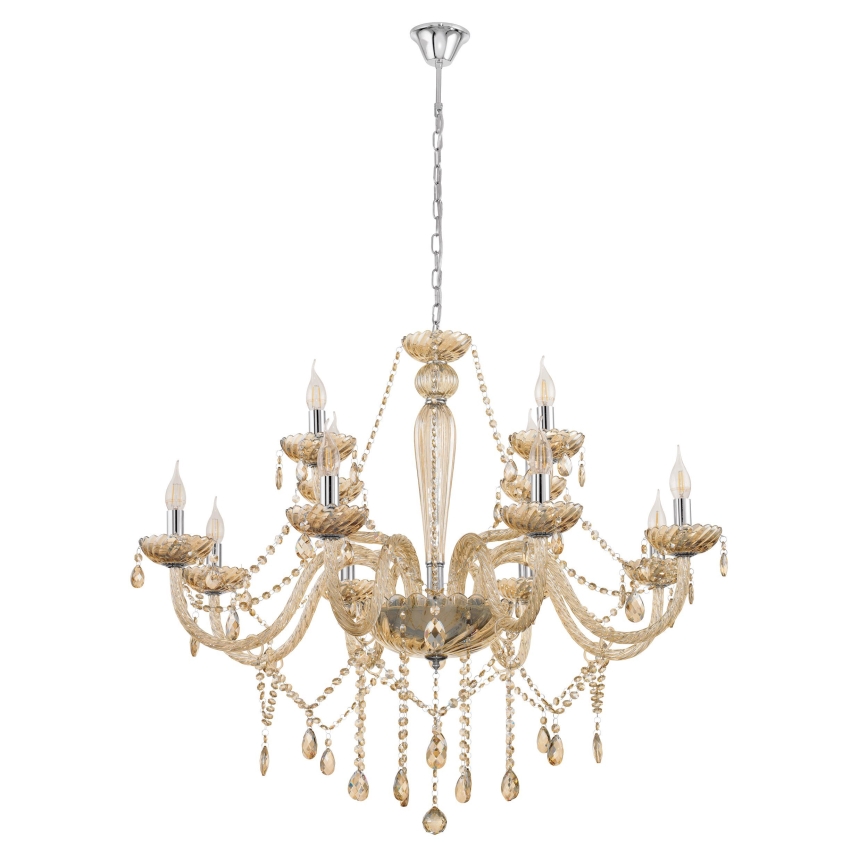 Eglo 39094 - Chandelier BASILANO 12xE14/40W/230V