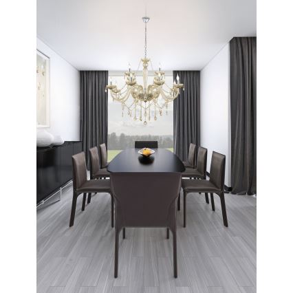 Eglo 39094 - Chandelier BASILANO 12xE14/40W/230V