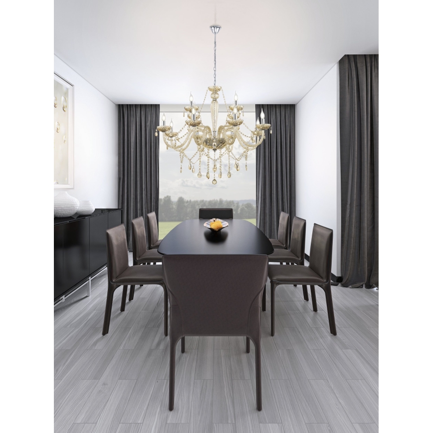 Eglo 39094 - Chandelier BASILANO 12xE14/40W/230V