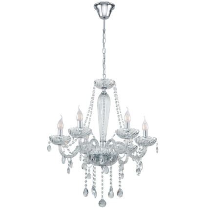 Eglo 39099 - Chandelier BASILANO 1 6xE14/40W/230V
