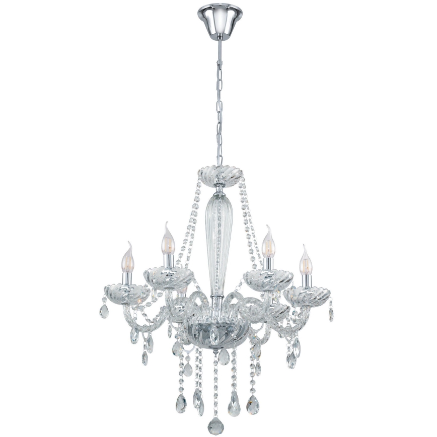 Eglo 39099 - Chandelier BASILANO 1 6xE14/40W/230V