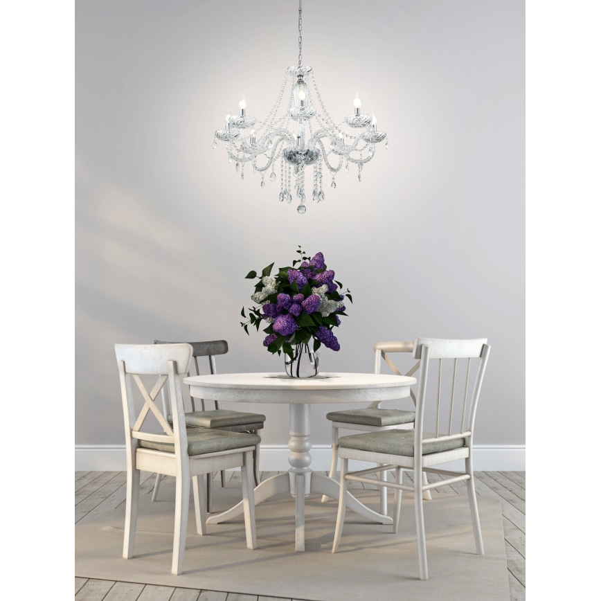 Eglo - Chandelier 8xE14/40W/230V