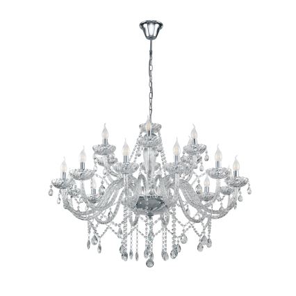 Eglo 39103 - Chandelier BASILANO 1 18xE14/40W/230V