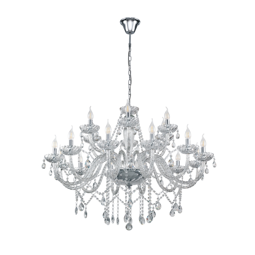 Eglo 39103 - Chandelier BASILANO 1 18xE14/40W/230V