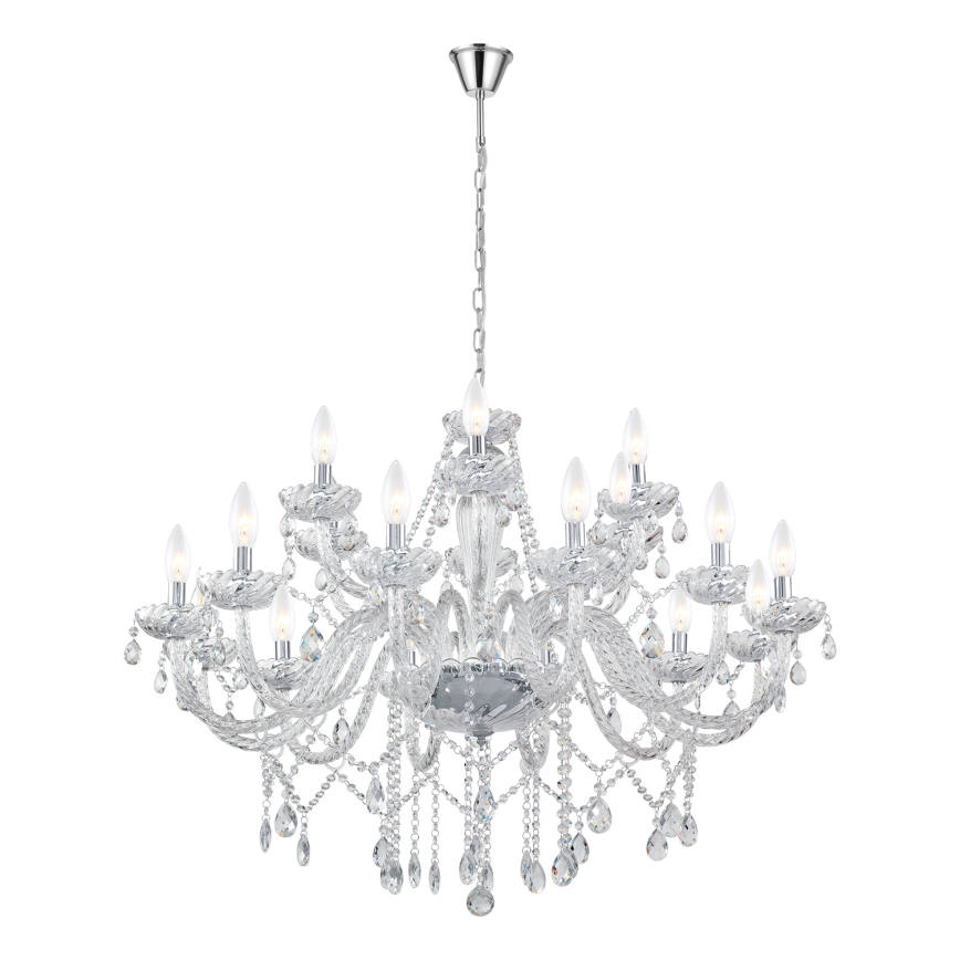 Eglo 39103 - Chandelier BASILANO 1 18xE14/40W/230V