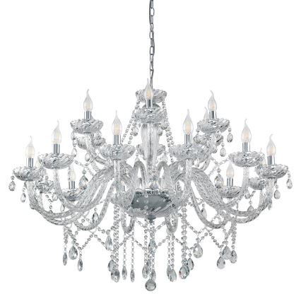 Eglo 39103 - Chandelier BASILANO 1 18xE14/40W/230V
