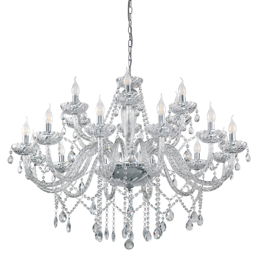 Eglo 39103 - Chandelier BASILANO 1 18xE14/40W/230V