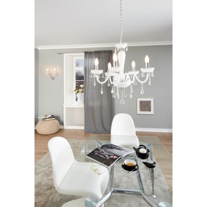 Eglo 39113- Chandelier CARPENTO 5xE14/40W/230V