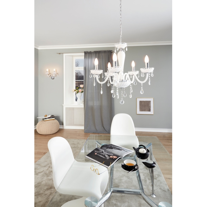 Eglo 39113- Chandelier CARPENTO 5xE14/40W/230V