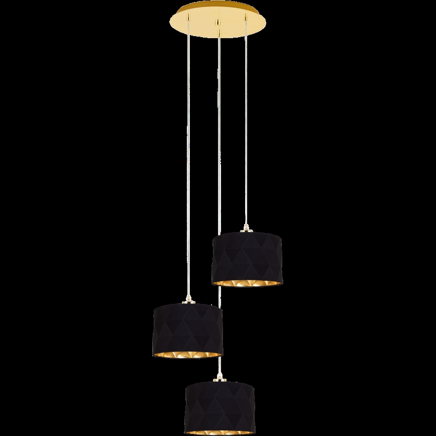 Eglo 39226 - Chandelier DOLORITA 3xE27/60W/230V