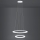 Eglo 39273 - LED Dimmable chandelier on a string PENAFORTE 1xLED/33W/230V + 1xLED/19,W