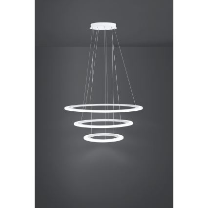 Eglo - Dimmable LED cable-suspended pendant, LEDs: 45W/230V + 33W + 19.5W