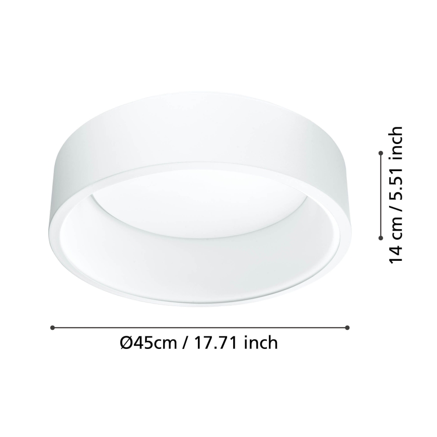 Eglo - LED Dimmable ceiling light 1 LED/25,5W/230V