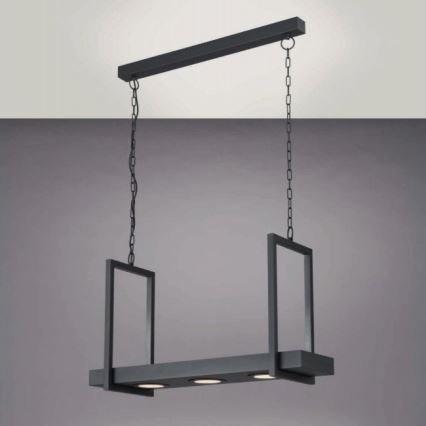 Eglo - LED RGB Dimming chandelier on a chain 3xLED/6W/230V + remote control