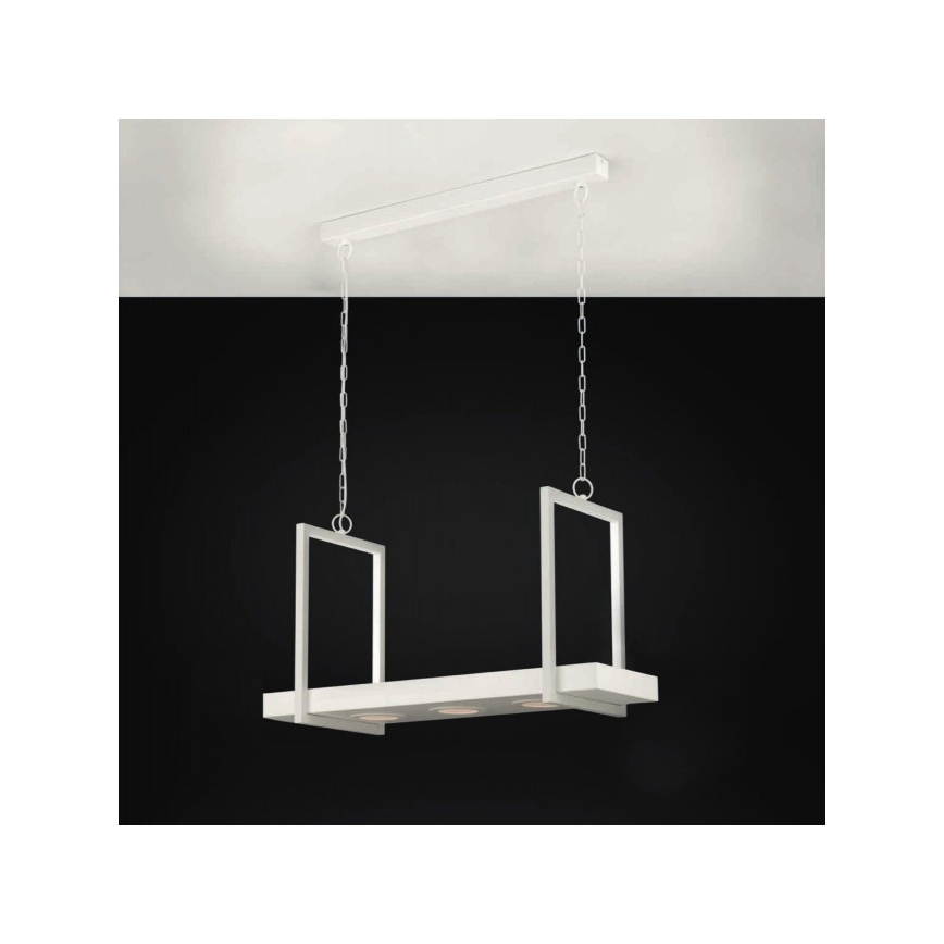 Eglo 39301 - CALAMONA LED RGBW dimmable chain-hung chandelier with shelf, 3xLED/6W/230V + remote control