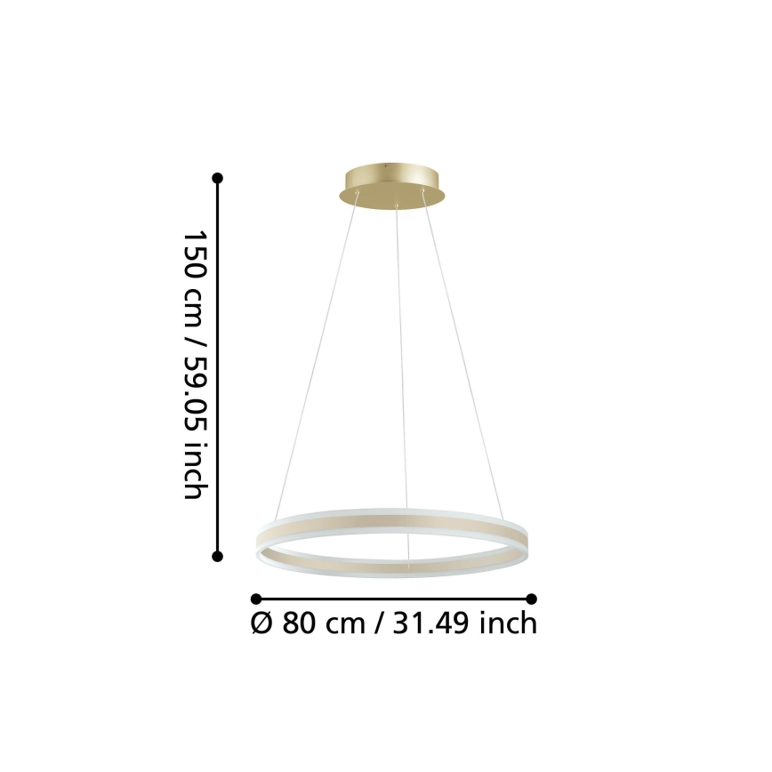 Eglo - LED Dimming chandelier on a string LED/78W/230V