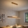 Eglo 39344 - CLIMENE LED Cable Pendant Light LED/17W/230V + LED/4.2W Oak