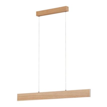 Eglo 39344 - CLIMENE LED Cable Pendant Light LED/17W/230V + LED/4.2W Oak