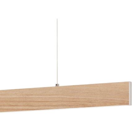 Eglo 39344 - CLIMENE LED Cable Pendant Light LED/17W/230V + LED/4.2W Oak