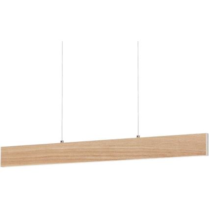 Eglo 39344 - CLIMENE LED Cable Pendant Light LED/17W/230V + LED/4.2W Oak