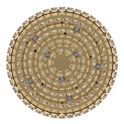 Eglo - Ceiling light 8xE14/40W/230V golden