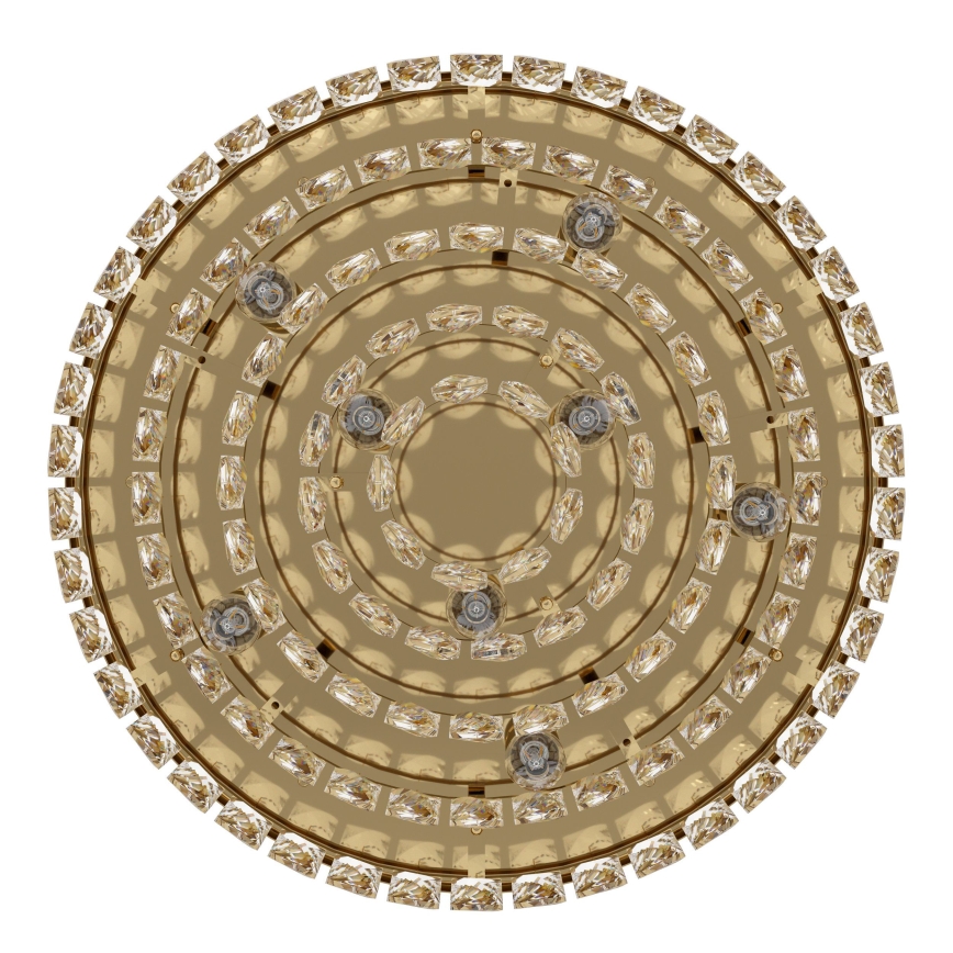 Eglo - Ceiling light 8xE14/40W/230V golden
