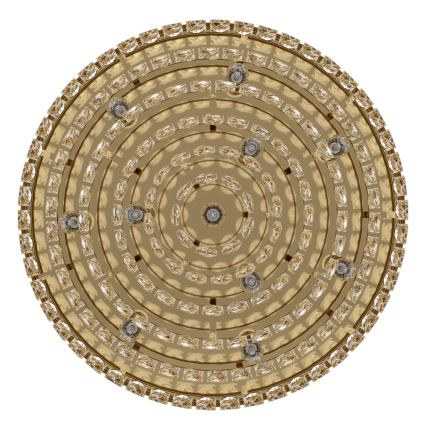Eglo - Ceiling light 11xE14/40W/230V golden