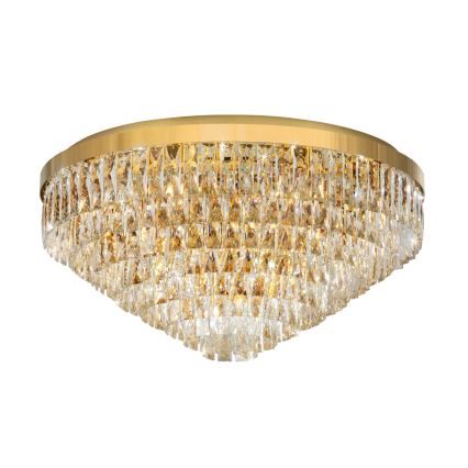 Eglo - Ceiling light 16xE14/40W/230V golden